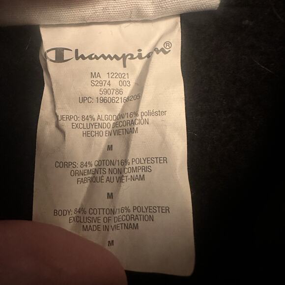 Champion Anwar Carrots Hoodie Men’s Medium Reverse Weave Big C Sweatshirt - Picture 5 of 13